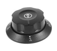 GLEAVI Bouton Thermostat pour Appareils Cuisine pour Four Électrique et Friteuse Contrôle de Température 30-150℃ en Plastique Noir Diamètre de Montage 6mm, Accessoire Fiable