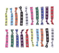 GLEAVI Bracelet de Poignet en Polyester Plusieurs Styles 30 Pièces pour Football, Léger et Polyvalent, Jeunes Joueurs Lors des Entraînements Quotidiens et Événements Plusieurs Styles