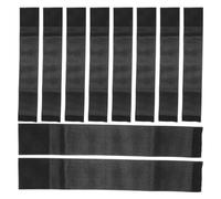 GLEAVI Brassards Élastiques Noirs Ajustables Confortables et Élégants Lot de 11 en Polyester pour Cérémonies de Deuil et Funérailles pour Événements Sportifs