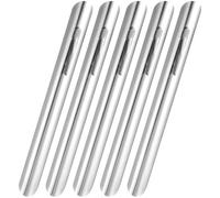 GLEAVI Brosse Ramasse Miettes de Table Léger et Facile à Transporter en Acier Inoxydable Nettoyage des Miettes Lot de 5 Pièces Restaurant
