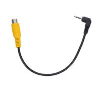GLEAVI Câble Camera de Recul 2,5mm vers Rca, Conversion pour Caméra de Recul Voiture, Compatible Écran 7 et 9 Pouces, Installation Facile, Pvc Cuivre