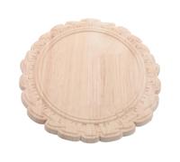 GLEAVI Cadre Miroir Bois Sculpté Vintage Européen Cadre Murale Bois Non Peint pour Décoration DIY Meuble Applique Miroir pour Salon Salle de Bain et Exposition Photos