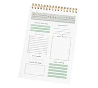 GLEAVI Cahier à Spirale A5 pour Planificateur Quotidien Papier et Grand Espace D'écriture, Style Minimaliste Chic pour Bureau et Maison en 2025