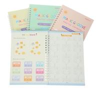 GLEAVI Cahier D'écriture Cursive Rainuré Contenu Riche et Pratique pour Garçon et Filles en Papier Cartonné, pour Apprendre à Écrire en Anglais à L'école