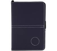 GLEAVI Carnet de Golf en Cuir PU Bleu Marine Porte-Carte de Score Portable Compatible Multiples Formats Organiseur Léger pour Parcours de Golf Bloc-Notes de Scores Pratique et Compact