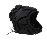 GLEAVI Casque de Protection Rembourré Noir XL pour Rugby et Baseball, Casque de Gardien de But Adulte Ventilation Optimale, Équipement de Sécurité Sportif Confortable et Résistant