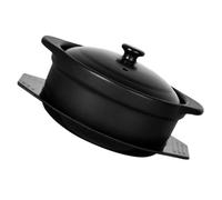 GLEAVI Casserole Céramique avec Couvercle et Base Pot de Cuisson Polyvalent pour Mijotés Soupes Nouilles et Plats Maison Résistant et Antiadhésif pour Cuisine Domestique