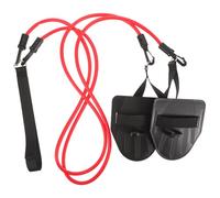 GLEAVI Ceinture de Natation Rouge 30 LB Corde Élastique Résistante Bande de Résistance pour Entraînement Aquatique Kit Fitness Piscine pour Exercices de Natation Longe de Pratique et