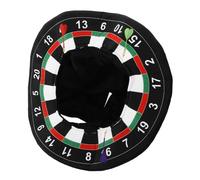 GLEAVI Chapeau à Capuche de Fête à Motif Fléchettes en Coton PP et Textile Couleur Vive Multicolore Accessoire Photo et Déguisement Sportif pour Événements en Plein Air et Festivals