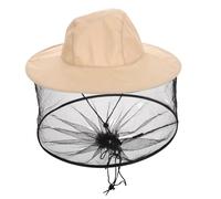GLEAVI Chapeau Apiculture à Large Bord avec Voile en Filet Pliable en Nylon Polyester, Protection Solaire et Barrage aux Insectes pour Activités Extérieures et Apiculteurs