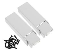 GLEAVI Charnières à Ressort pour Porte de Congélateur 2 Pcs Kit de Remplacement Métallique pour Réfrigérateur et Congélateur Compatible Porte Freezer, Ouverture Facile, Fermeture