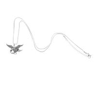 GLEAVI Collier Aigle Homme Pendentif Chaîne Métal Argenté Vintage Hip-hop Symbole Liberté Force Succès