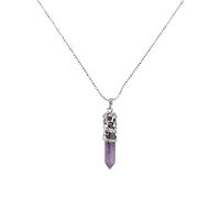 GLEAVI Collier Élégant Pendentif Totem Dragon en Pierre Naturelle et Cuivre, Peau Douce, Sûr à Porter, Style Délicat et Créatif pour Bar et Ktv