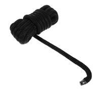 GLEAVI Corde d'Amarrage en Nylon Noir 127 MM X 45 M pour Bateau - Ligne d'Amarrage Marine Résistante à l'abrasion Solide et Flexible - Accessoire Nautique pour Amarrage Sécurisé en