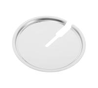 GLEAVI Couvercle D’Entonnoir pour Boulettes de Poulpe en Acier Inoxydable Couvercle Transparent Étanche Compatible Gaz et Induction Accessoire la Cuisine Polyvalent pour Crêpes et