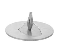 GLEAVI Couvercle Éteignoir en Acier Inoxydable Argenté, Petit Format Nuage, Bouchon de Courant d'air pour Bougies Chauffe-Plat en Pot, Réducteur de Tirage et Protection Anti-poussière,