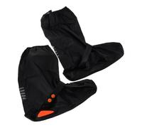 GLEAVI Couvre-Chaussures en Polyester et PVC en Femmes pour Imperméables Design Haute Tige Antidérapant Sangle Pratique et Cyclisme en Extérieur et Jours de Pluie Cyclisme Extérieur