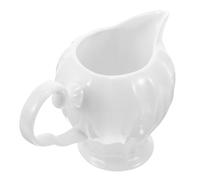 GLEAVI Crémier Céramique Pichet à Lait pour Sauces et Vinaigrettes Petit Crémier Élégant pour Réfrigérateur Facile à Nettoyer et