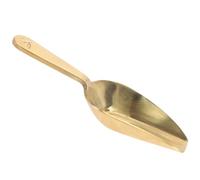 GLEAVI Cuillère Doseuse Grains en Laiton Or Classique Petite Cuillère à Thé Facile à Nettoyer pour Thé en Vrac et Accessoires