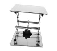 GLEAVI De Laboratoire À Levage Manuel Support De Laboratoire Réglable Plate-Forme De Travail À Hauteur Réglable Support De Levage Table De