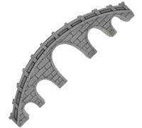 GLEAVI Décor D'aquarium Pont en Pierre Réaliste 5 Trous Grosse Taille, Ornement Paysager pour Aquarium et Bassin, Décoration Intérieure Miniature pour Aquarium et Jardinière, Accessoire