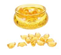 GLEAVI Décoration Cristal de Cornucopia Bijoux de Table pour Maison et Bureau Ornements Feng Shui de Fortune