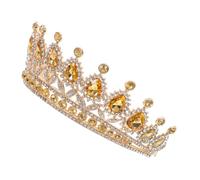 GLEAVI Diadème Strass Élégant avec Design Eau Accessoire de Tête pour Femmes et pour Mariages Anniversaires et Cosplay