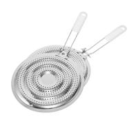 GLEAVI Diffuseur de Chaleur en Acier Inoxydable 2 Pièces Plaque de Mijotage Poignée Silicone pour Cuisinière Gaz Cuisson à Faible Frémissement et Protection des Casseroles