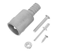 GLEAVI Embout Fileté en Alliage Aluminium pour Rallonge de Manche à Balai 22 Mm, Adaptateur Métallique 5 Pièces Compatible Perches Fer Acier Inoxydable Bois, Accessoire Fixation