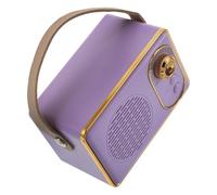 GLEAVI Enceinte sans Fil Mini Rétro Portable avec Caisson de Basses Puissant Stéréo Immersif et Connexion Stable Haut-Parleur pour Extérieur Bureau Cuisine Cadeau Anniversaire pour