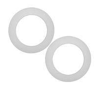 GLEAVI Ensemble de 2 Mini-gobelets de Putting en Silicone Blanc pour Entraîneur de Putting de Golf Facile à Installer, Outil Polyvalent pour Entraînement au Bureau Tapis