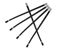 GLEAVI Ensemble de 5 Tuyaux d'Arrosage Haute Pression pour Extincteur à Poudre 8Kg Tuyau Flexible Résistant à la Chaleur Buse de Pompier pour Prévention Incendie Maison Bureau et