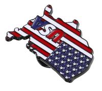 GLEAVI Épingle Drapeau des États-unis en Métal, Design Patriotique Esthétique, pour Orner Paquet et Chapeaux Lors des Élections ou Fêtes Nationales