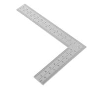 GLEAVI Équerre en L 90° en Acier Inoxydable 100x50 Mm Épaisseur 1,2 Mm, Outil de Mesure Carrée pour Menuiserie, Règle de Marquage à Angle Droit, Mesureur Angle pour Travail du Bois