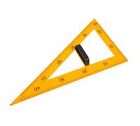 GLEAVI Équerre Triangulaire Pédagogique Magnétique 40 Cm Jaune, Outil de Dessin pour Tableau Noir, Règle D'enseignement 45° 60° pour Classe, Accessoires de Géométrie Scolaire
