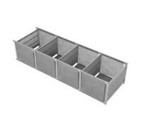 GLEAVI Étagère De Rangement Assemblée Multicouche À 4 Niveaux Bibliothèque Ouverte Fonctionnelle Meuble De Salle À Manger pour Petits Espaces Séparateur Polyvalent Support De Sol