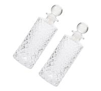 GLEAVI Flacon d'Arôme Vide en Verre 150Ml Lot de 2 Bouteille Décorative pour Solide et pour Maison et Bureau pour Spa et Décoration