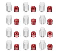 GLEAVI Flacons de conservation de en plastique transparent 30 pièces avec bouchon étanche, piluliers de voyage pratiques pour usage en déplacement