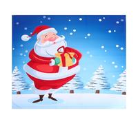 GLEAVI Fond Photo de Noël en Polyester Doux 130X150 CM Toile de Fond Créative pour Photographie et Décoration Murale Accessoire Photo pour Fêtes et Événements Festifs