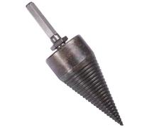 GLEAVI Foret à Bois à Fendre 42 Mm Hexagonal Noir, Mèche Tarière pour Perceuse Électrique, Outil de Fendage de Bois Ménager Rainures Antidérapantes, Accessoire pour Fendeuse de Bûches