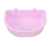 GLEAVI Gamelle Suspendue pour Chien et Chat en Plastique Violet Bol Robuste Amovible pour Cage Récipient Alimentaire Polyvalent pour Eau et Nourriture Accessoire Pratique pour Animaux