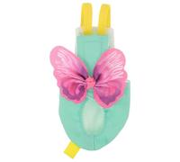 GLEAVI Gilet pour Perroquets S Taille Harnais de Vol Léger en Tissu Doux Gilet Anti-Mouches pour Activités Extérieures et Dressage Couleur Rose Motif Floral Adapté aux Perruches et