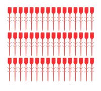 GLEAVI Goupilles de Sécurité pour Extincteur Plastique Rouge Haute Visibilité, Scellés D'inviolabilité Autobloquants, Compatibles Divers Extincteurs, Accessoires Sécurité Incendie, Pack