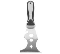 GLEAVI Grattoir Multifonction en Acier Inoxydable Épais, Petit Format, Outil de Nettoyage pour Carrelage et Verre, Grattoir à Colle Cuisine, Outil Pratique pour Entretien Domestique