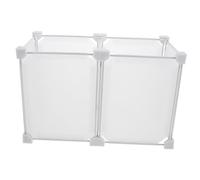 GLEAVI Grille De Séparation Pour Congélateur Cloison De Réfrigérateur Support D'étagère De Congélateur Séparateurs De Congélateur Coffre Panier De Congélation Blanche Plastique