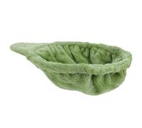 GLEAVI Hamac Suspendu pour Chat 30 Cm Vert en Peluche Douce Coussin de Remplacement pour Arbre à Chat Lit Confortable pour Sieste Compatible Petits Animaux