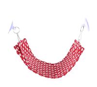 GLEAVI Hamac Suspendu pour Reptiles en Toile Rouge à Pois - Lit Doux et Résistant pour Petits Lézards Dragons Barbus Geckos et Serpents - Accessoire Décoratif pour Terrarium et