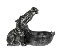 GLEAVI Hippo Shape Storage Holder with Big Mouth Design Resin Desk Ornament for Home Decoration Creative Festival Birthday and Anniversary