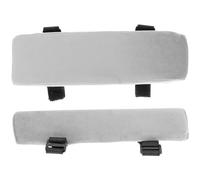 GLEAVI Housse D’accoudoir pour Chaise de Bureau 5 Cm en Mousse Haute Élasticité, Paire Noire, Coussin Repose-coude Ergonomique pour Fauteuil Roulant, Chaise Gaming et Bureau Confortable