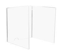 GLEAVI Housse de Protection Anti-vent Transparente en Acrylique 3 Mm 20 X 20 X 20 Cm pour Balances de Laboratoire Cuisine, Pare-poussière Rigide pour Équipements de Pesée de Précision